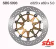 Sbs Jarrulevy Standard - Moottoripyörän jarrulevyt - D241723 - 1