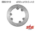 Sbs Jarrulevy Standard - Moottoripyörän jarrulevyt - D241743 - 1