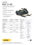 SKI-DOO 26 MXZ XRS 850 E-TEC ES BYR SMART-SHOX 10,25 38mm ICE RIPPER - Ski-Doo Reitti 2026 - 139203 - 3
