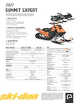Ski-Doo 27 Summit X Expert 165 850 E-Tec Turbo R Shot 10,25" 76mm Orange Crush - Ski-Doo moottorikelkka 2027 -mallisto - 144453 - 3