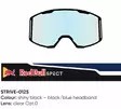 Spect Red Bull Strive MX Goggles Single lens Black/Blue clear - Ajolasien linssit & varaosat - D433923 - 1