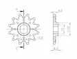 Supersprox Eturatas 1899.11 - Moottoripyörän eturattaat - D288403 - 2