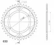 Supersprox / JT Teräs takaratas 506.40 - Moottoripyörän takarattaat - D216763 - 2