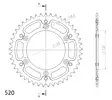 Supersprox Stealth Takaratas Oranssi - Moottoripyörän takarattaat - D295243 - 2