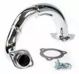 Turbo Kit Pakoputken Alkukäyrä, Kromi, Racing, Aprilia SX 06- / Derbi Senda 10- - Mopojen pakoputket - D480063 - 1