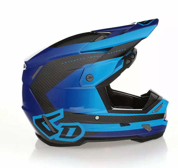 6D Helmet ATR-3 Pure Gloss Deep Blue FIM - Offroad-kypärät - D547003 - 1