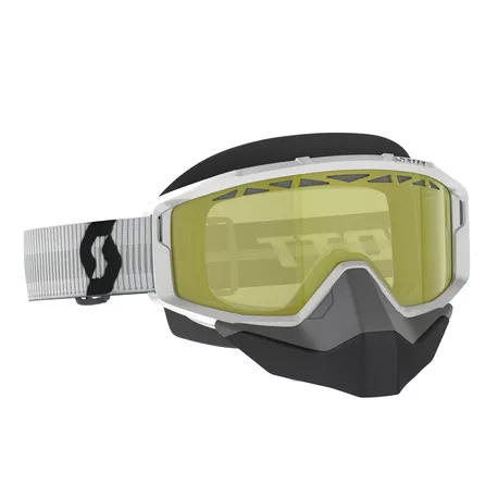 Scott Goggle Primal Snow Cross white yellow - Kelkkailu ajolasit & linssit - 125293 - 1