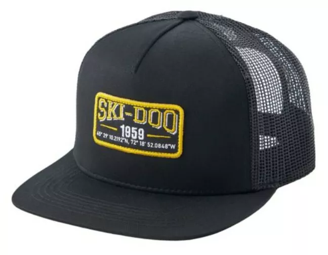 UNISEX SKI-DOO SNOWMOBILES FLAT CAP Black - Ski-Doo Vapaa-aika - 145473 - 1