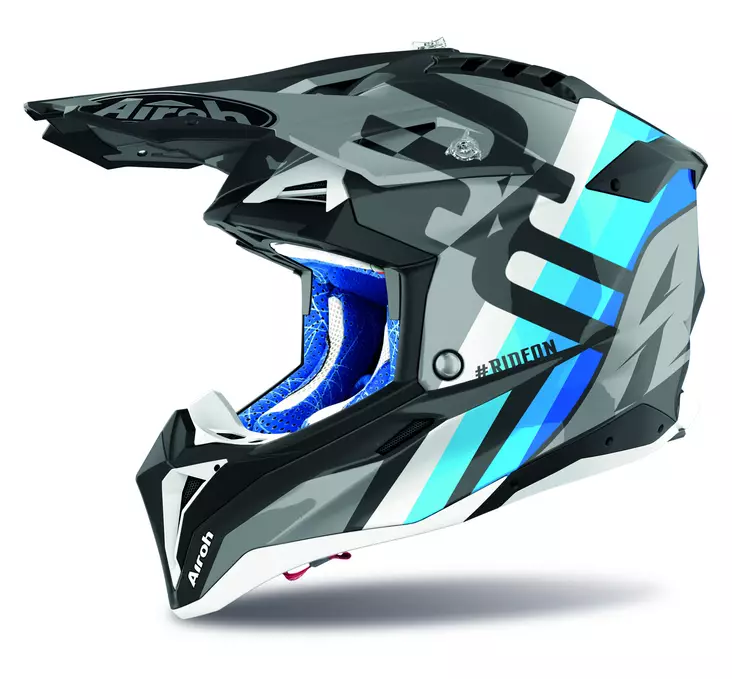 Airoh Kypärä Aviator 3 Rainbow antrasiitti matta - Offroad-kypärät - D356833 - 1