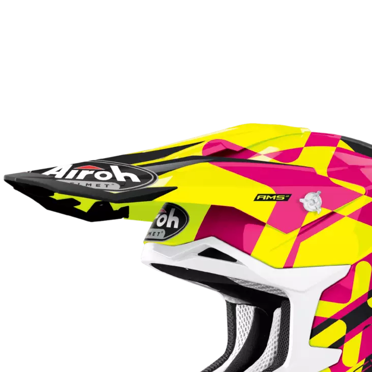 Airoh Strycker Lippa XXX pinkki - Offroad kypärien lipat - D388663 - 1