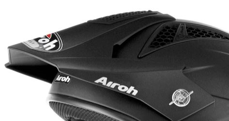 Airoh Trr Lippa matta musta - Offroad kypärien lipat - D182113 - 1