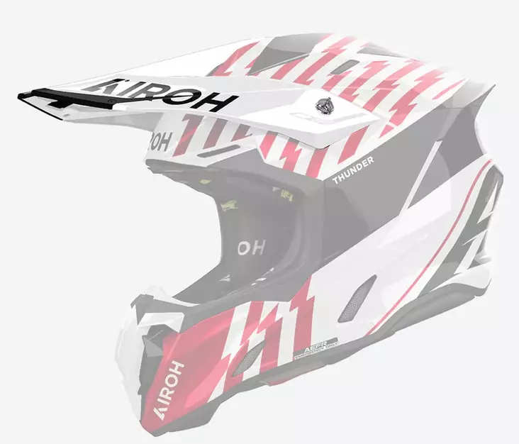 Airoh Twist 3 Peak Thunder Red Gloss - Offroad kypärien lipat - D499263 - 1