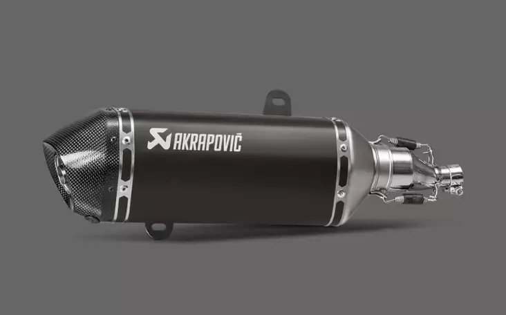 Akrapovic Slip-On Line (SS) GTS125/150 I.E Super 2021- - Moottoripyörän äänenvaimentimet - D417143 - 1