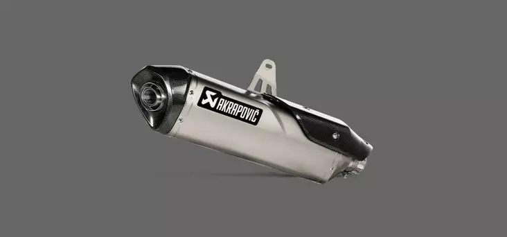 Akrapovic Slip-On Line (Titaani) Tiger 850/900 2020- - Moottoripyörän äänenvaimentimet - D389683 - 1