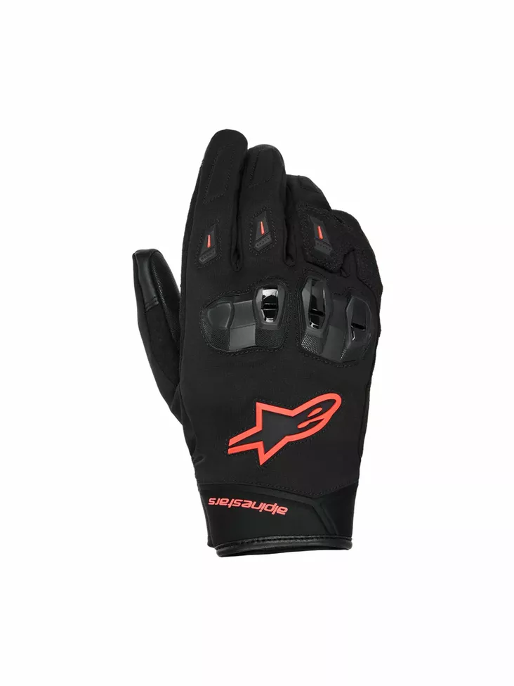 Alpinestars Ajohanska SP X Z WP Musta/Punainen - Kalvolliset moottoripoyörähanskat - D520483 - 1