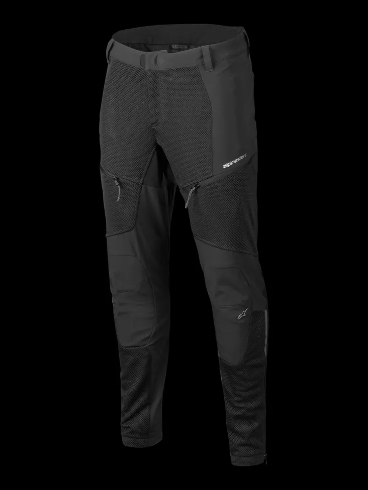 Alpinestars Ajohousut Troop-Air Pro Musta/Musta - Kevyet moottoripyörähousut / farkut - D505343 - 1