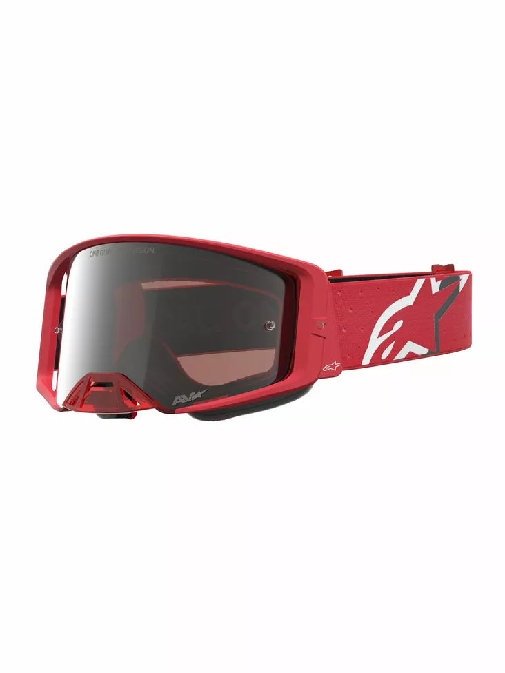 Alpinestars Ajolasit Supertech Vesta Punainen Fluo Kromi Peili Hopea - Offroad ajolasit - D543963 - 1