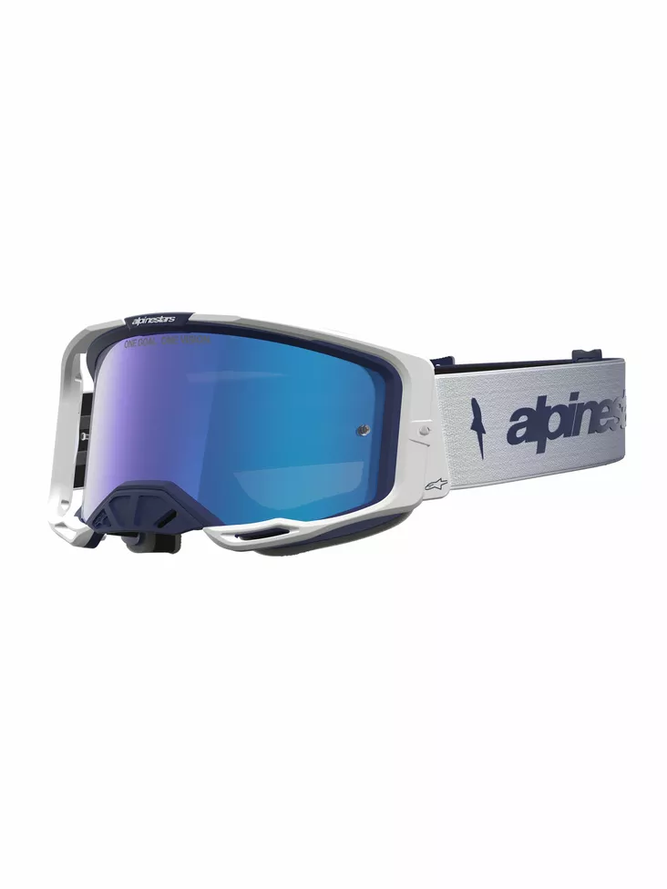 Alpinestars Ajolasit Vision 8 Amber Sininen Valkoinen Peili Sininen - Offroad ajolasit - D543983 - 1