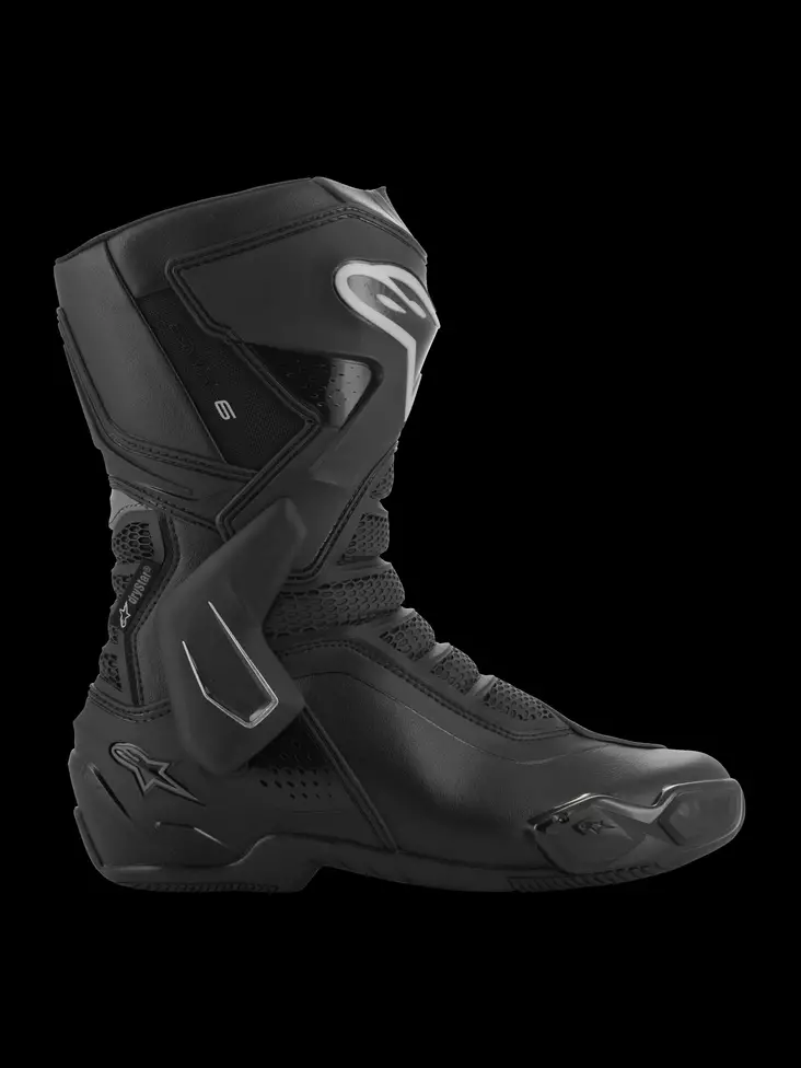 Alpinestars Ajosaapas Naisten SMX-6 v3 Drystar Musta/Hopea - Moottoripyöräsaappaat - D496933 - 1