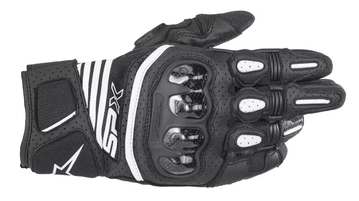 Alpinestars Hanska SPX Air Carbon v2 Musta - Nahkaiset moottoripyörähanskat - D262073 - 1