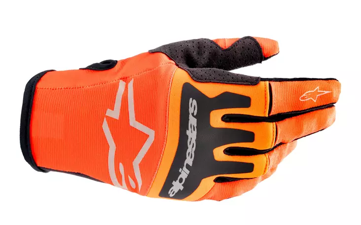 Alpinestars Hanska Techstar Hot Oranssi - Ajohanskat Offroad - D438473 - 1