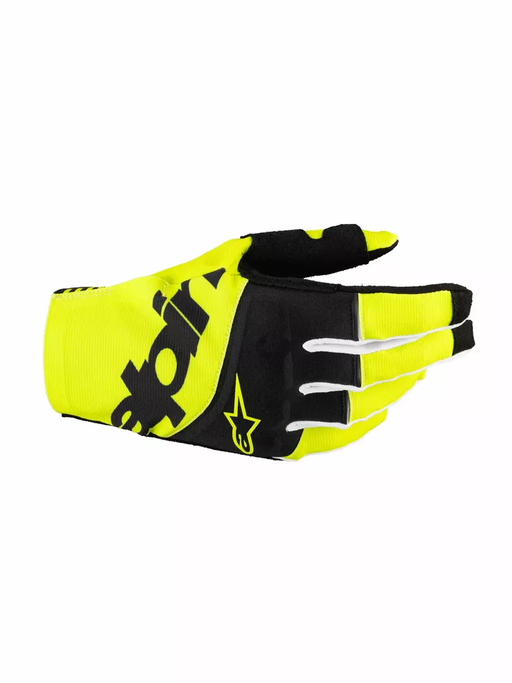 Alpinestars Hanskat Techstar Musta/Keltainen Fluo - Ajohanskat Offroad - D495733 - 1