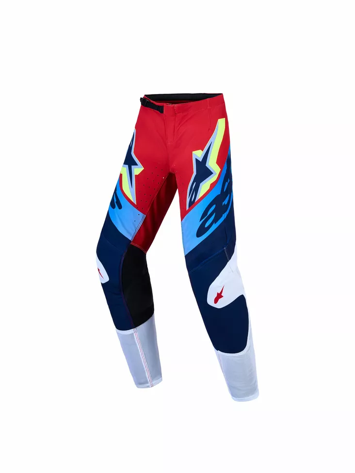 Alpinestars Housut Youth Supertech Dyna Punainen/Valkoinen/Tummansininen - Motocross housut MX - D540933 - 1