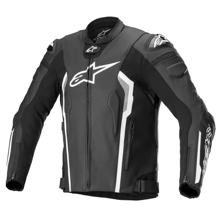 Alpinestars Nahkatakki Missile v2 Musta/Valkoinen - Moottoripyöränahkatakit & -liivit - D397373 - 1