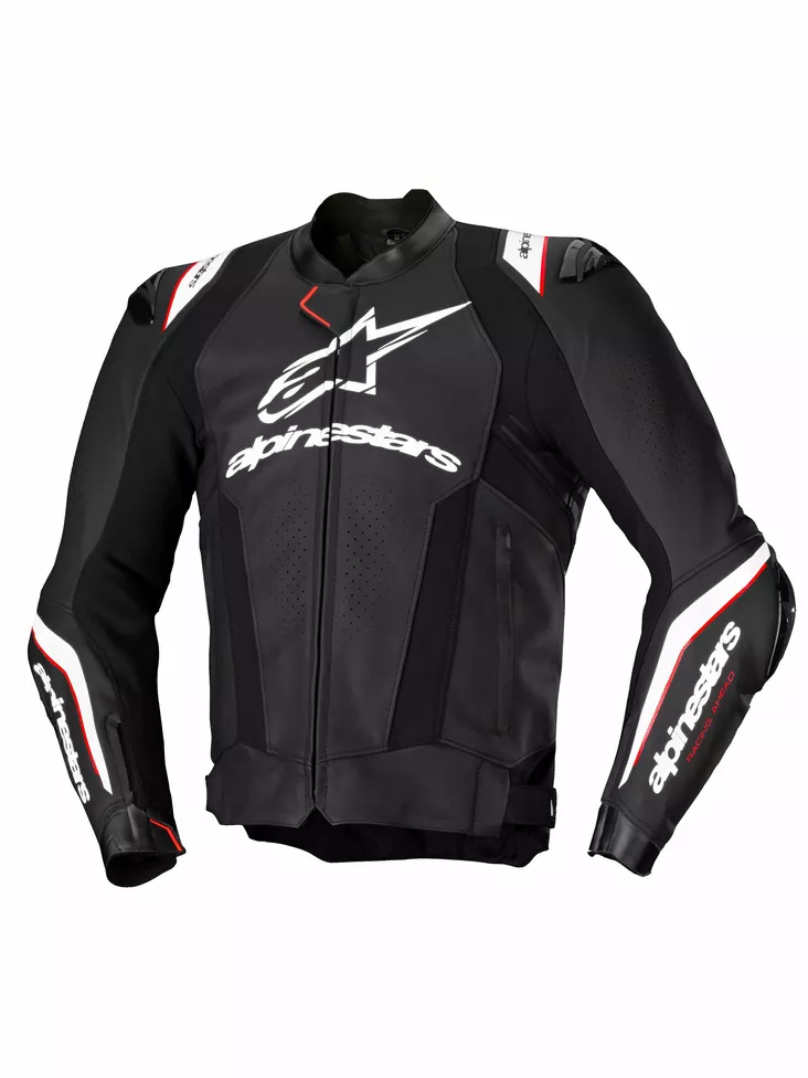 Alpinestars Nahkatakki Missile v3 Ignition Musta/Valkoinen - Moottoripyöränahkatakit & -liivit - D496883 - 1
