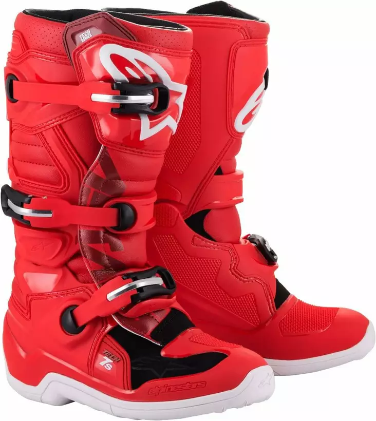 Alpinestars Saapas Tech 7s Nuorten Punainen - Offroad ajosaappaat - D396583 - 1