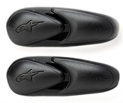 Alpinestars Toe Slider Supertech (SMX-Plus) musta os - Onroad kenkien varaosat - D209033 - 1