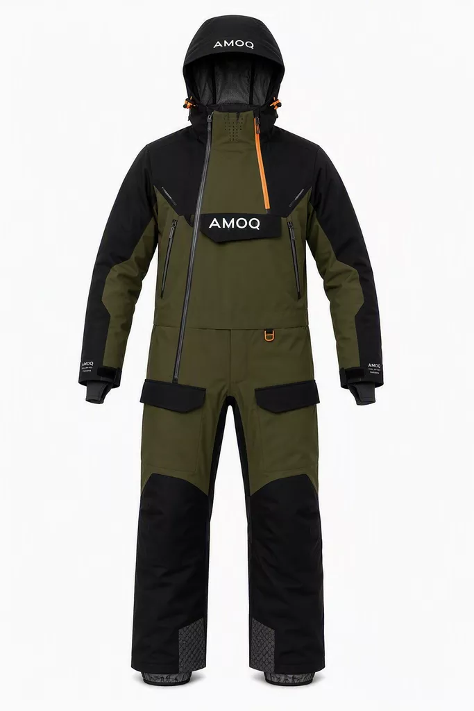 AMOQ Flex Light V2 Haalari Kiwi/Musta/Oranssi - Kelkkailuhaalarit / Mono Suits - D545943 - 1