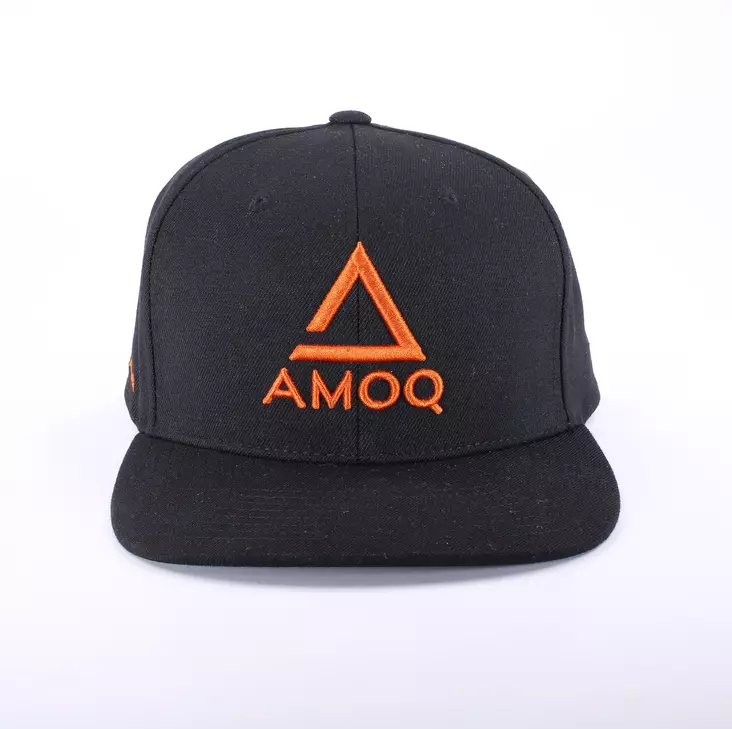 AMOQ Original Snapback Lippis Musta/Oranssi - Pipot & lippikset - D406873 - 1