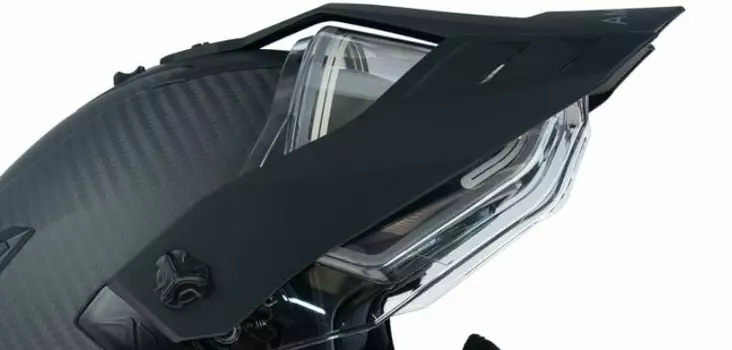 AMOQ Recoil Lippa Blackout - Offroad kypärien lipat - D498573 - 1