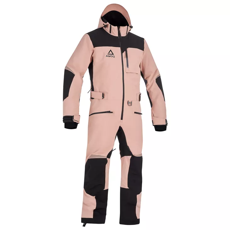 AMOQ Rocket V3 W's Haalari Puuteriroosa/Musta - Kelkkailuhaalarit / Mono Suits - D520153 - 1