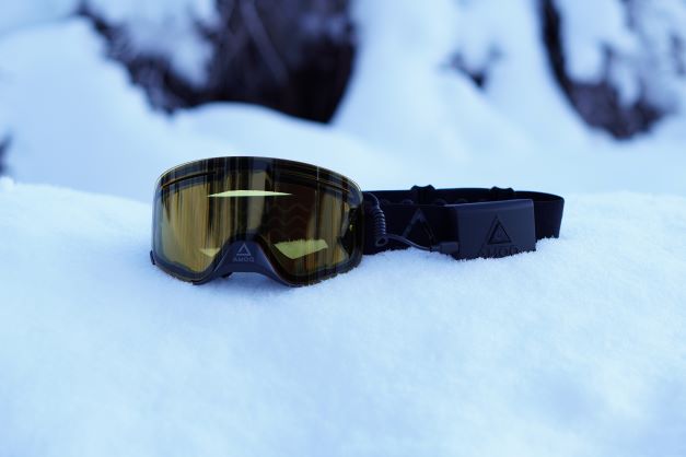 AMOQ Vision Vent+ Magnetic Sähkö Ajolasit Blackout - Keltainen - Kelkkailu ajolasit & linssit - D442693 - 1