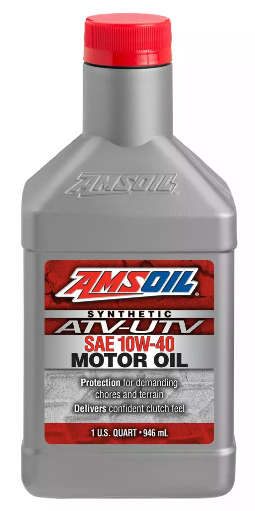 Amsoil 10W-40 Synthetic ATV/UTV Motor Oil 946ml - 4-tahtiöljyt - D380373 - 1