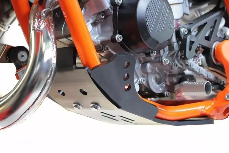 AXP Skid Plate PHD 6m Black KTM SX85 / Husqvarna TC85 / Gas Gas MC85 18-24 - Moottoripyörän pohjapanssarit - D254813 - 1