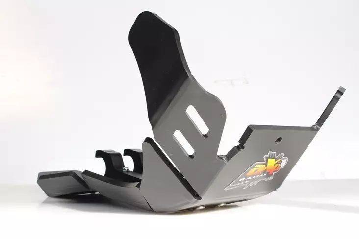 AXP Xtrem HDPE Skid Plate Black KTM 125/150SX / Husqvarna TX125/TE150i 17-22 - Moottoripyörän pohjapanssarit - D243663 - 1