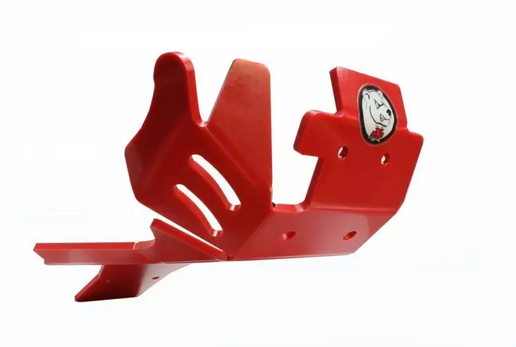 AXP Xtrem HDPE Skid Plate Red Gas-Gas EC250/EC300 18-20 / Rieju MR300 21 - Moottoripyörän pohjapanssarit - D343063 - 1