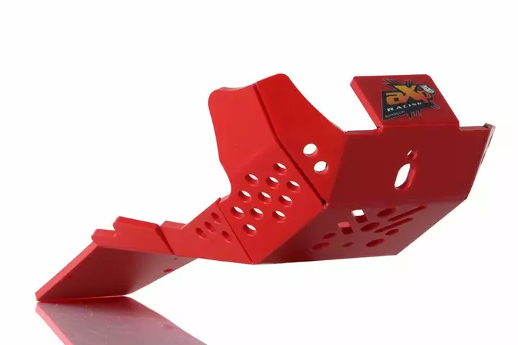 AXP Xtrem HDPE Skid Plate Red Honda CRF450R/CRF450RX/CRF400RX 21- - Moottoripyörän pohjapanssarit - D388253 - 1