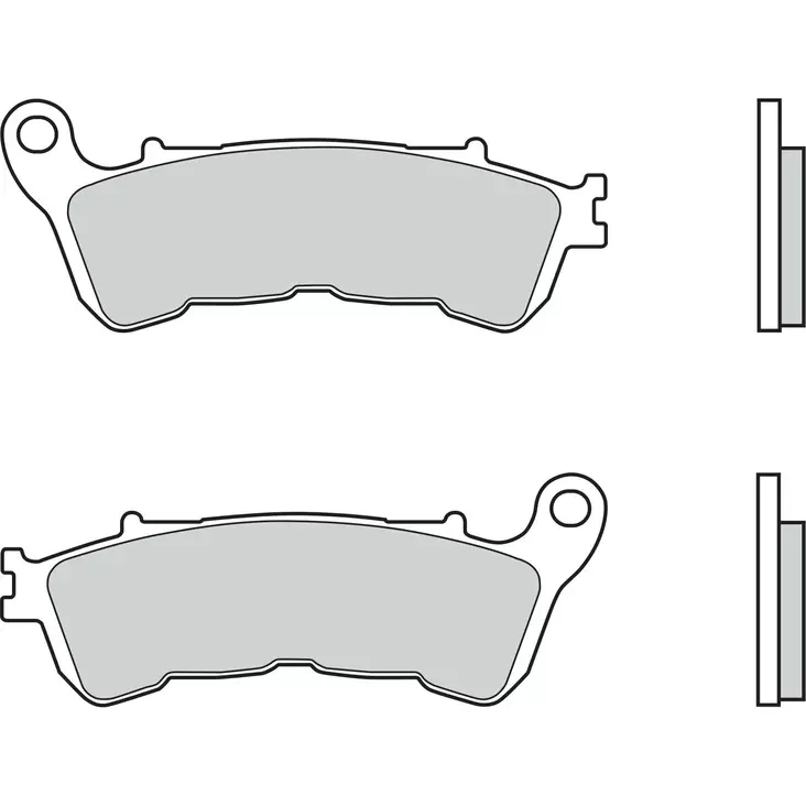Brembo Jarrupalat Eteen Sintered Road - Moottoripyörän jarrupalat - D93173 - 1