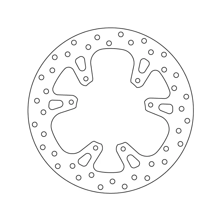 Brembo Serie Oro jarrulevy - Moottoripyörän jarrulevyt - D122873 - 1