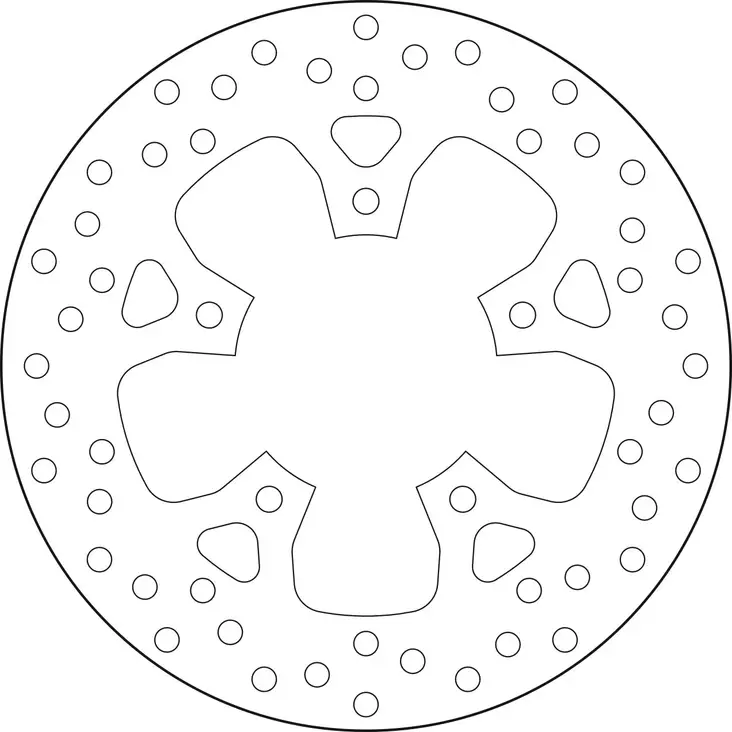 Brembo Serie Oro jarrulevy - Moottoripyörän jarrulevyt - D190933 - 1