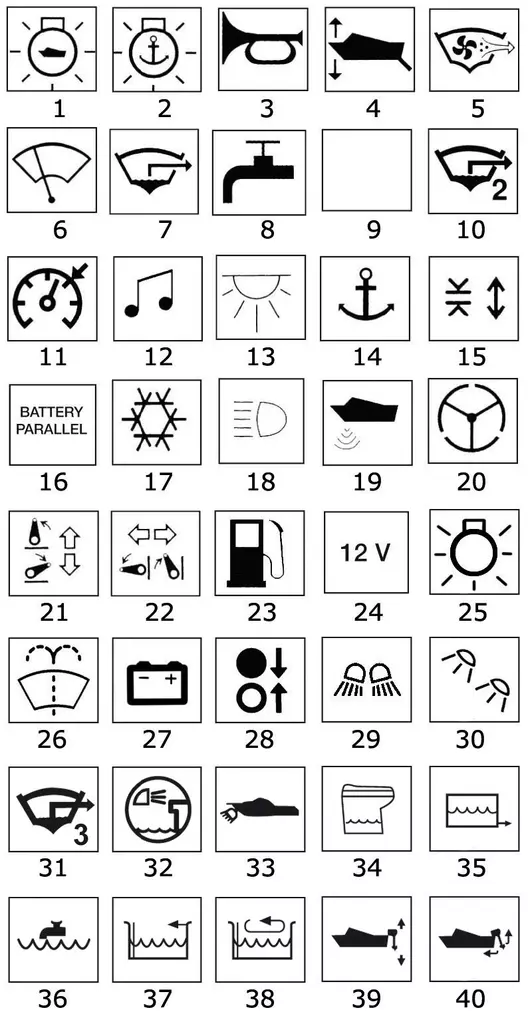 Cabin light toggle - Veneen Katkaisijat - D259583 - 1