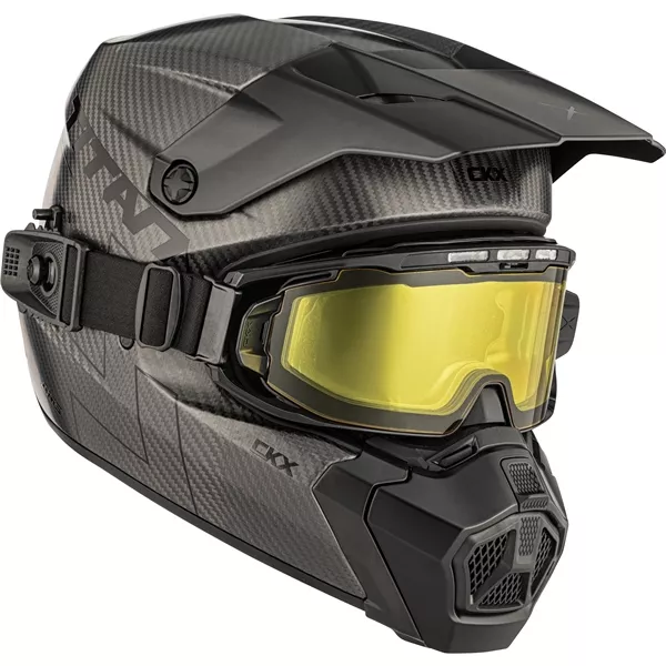 CKX Kypärä Titan AMS Matta Carbon + Ajolasit - Offroad-kypärät - D522993 - 1