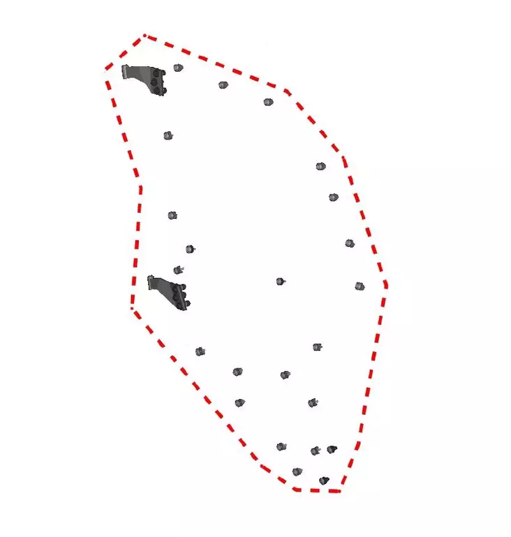 DFK Oikea Ovensaranat ja kiinnityssarja Yamaha YXZ 1000 - DFK varaosat & tarvikkeet - D514423 - 1
