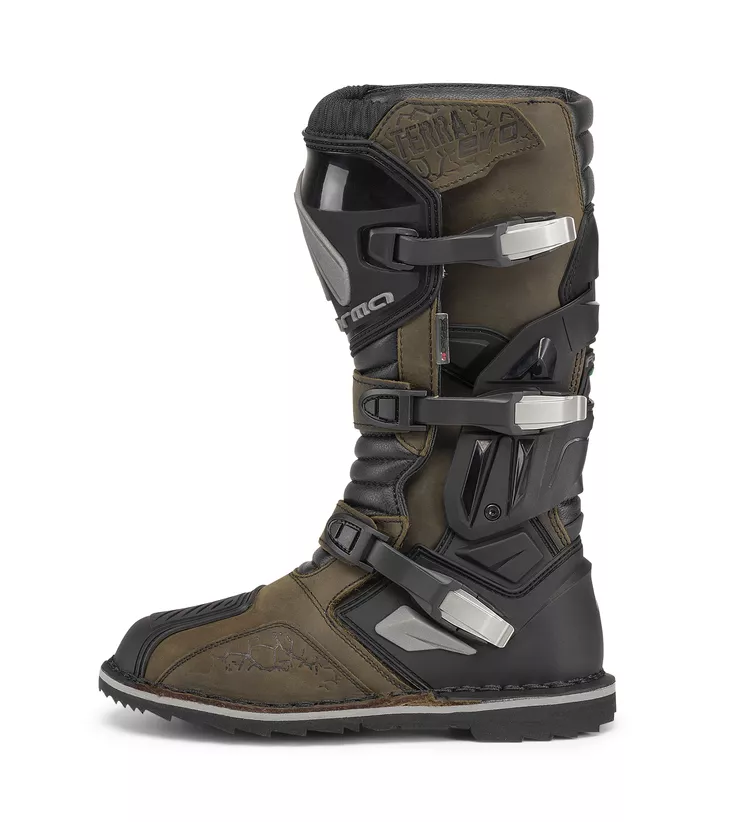 Forma Ajosaapas Terra Evo Dry WP Ruskea - Moottoripyöräsaappaat - D525583 - 1