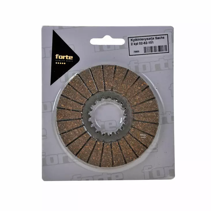 Forte Kytkinlevy Sachs 2 kpl (02-62-101) - Mopon Kytkinlevyt/jousisarjat - D479613 - 1