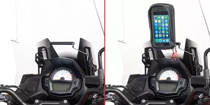 Givi FAIRING UPP. BRACK. FOR S902A/GPS HOLD. - Moottoripyörän tuulisuojat - D478933 - 1